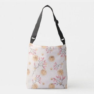 Sac Ajustable Imprimé de fleurs roses dispersées parmi des éclab