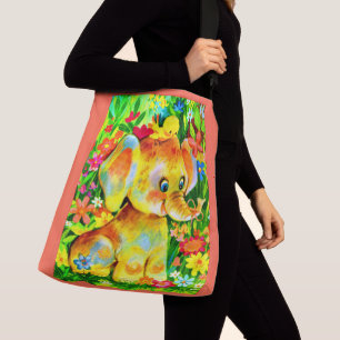 Sac Ajustable imprimé d'éléphant pour bébé