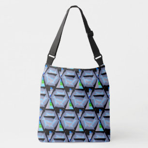 Sac Ajustable Indigo Blue Hexagon