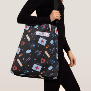 Sac Ajustable Infirmière RN personnalisée   Docteur Motif Médica