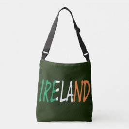 Sac Ajustable Irlande superposée sur le drapeau irlandais cbbcnt