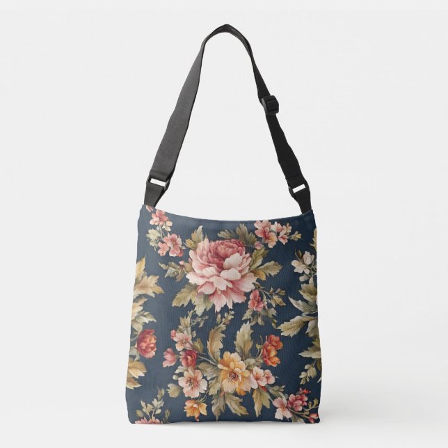 Sac Ajustable Italien Exquis Beau Modèle Floral (Devant)