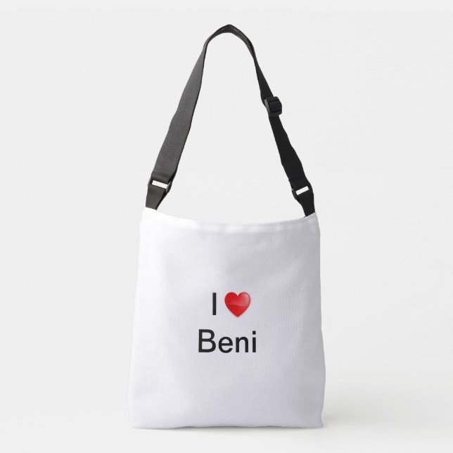 Sac Ajustable J'aime Beni (Devant)