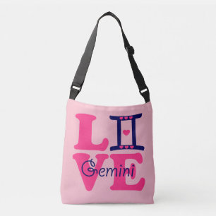 Sac Ajustable ♊ J'Aime Gemini-Best-Zodiac Sign All-Over-Print