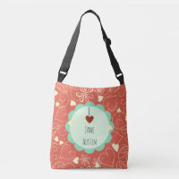 J'aime le motif orange de Jane Austen
