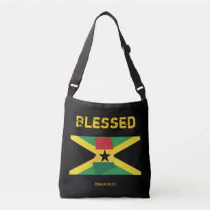 Sac Ajustable JAMAÏQUE GHANA : Un DRAPEAU béni pour deux écritur