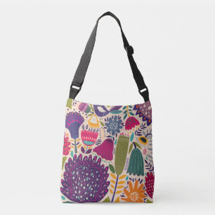 Sac Ajustable Jardin tropical : collection motif de printemps.