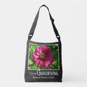 Sac Ajustable Jardinage drôle fleurs roses marguerite zinnia cos