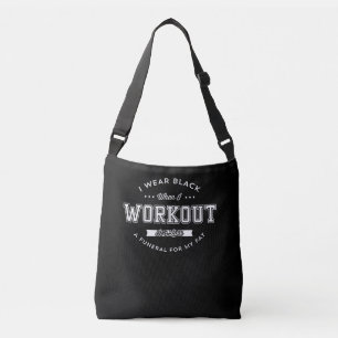 Sac Ajustable Je Porte du noir quand je m'entraîne Motivation dr
