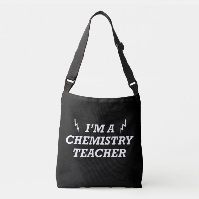 Sac Ajustable Je suis professeur de chimie (Devant)