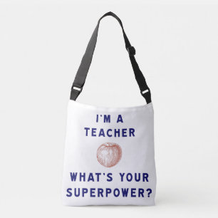 Sac Ajustable Je suis un professeur [pomme] ce qui est la votre