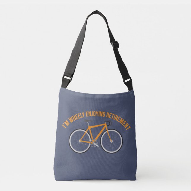 Sac Ajustable Je suis Wheely appréciant la bicyclette drôle de (Devant)