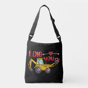 Sac Ajustable Je t'ai creusé Backhoe Valentine