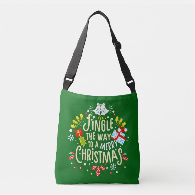Sac Ajustable Jingle All Way : Une expédition magique de vacance (Devant)