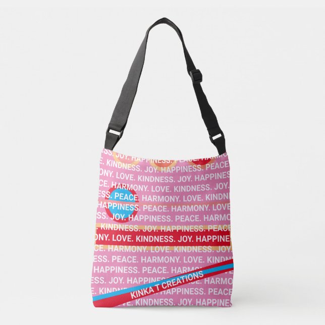 SAC AJUSTABLE JOIE. BONHEUR. LA PAIX. HARMONIE. AMOUR. LA GENTIL (Devant)