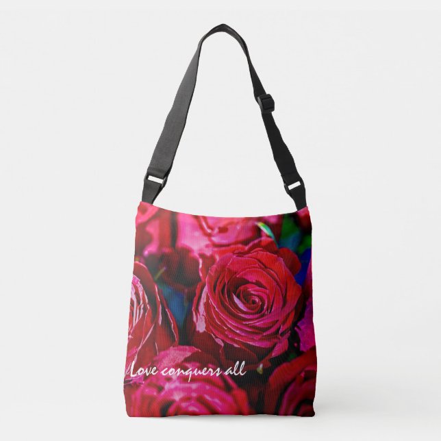 Sac Ajustable Joli Ensemble De Roses Rouges (Devant)