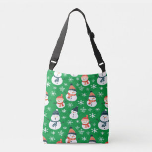 Sac Ajustable Joli Snowman Snowflake Motif sans couture Noël