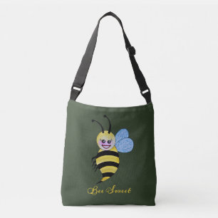 Sac Ajustable Jolie Abeille Aquarelle Avec Un Bon Sourire