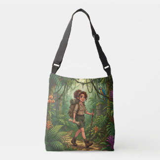 Sac Ajustable Jolie exploratrice de dessin animé dans la jungle