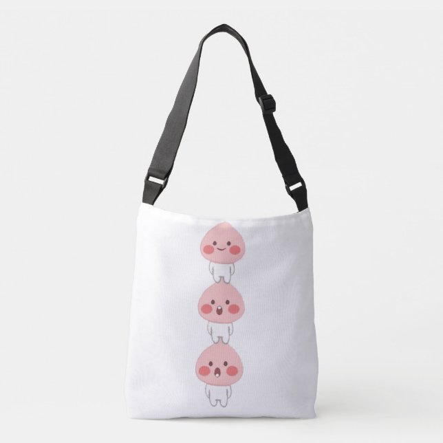 Sac Ajustable Jolis triplés apeach (Devant)