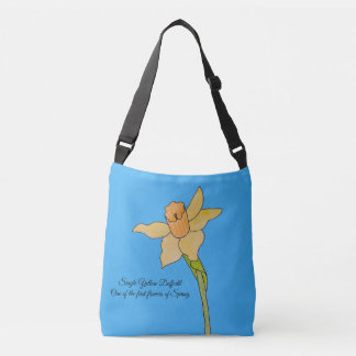 Sac Ajustable Jonquille jaune unique bleu
