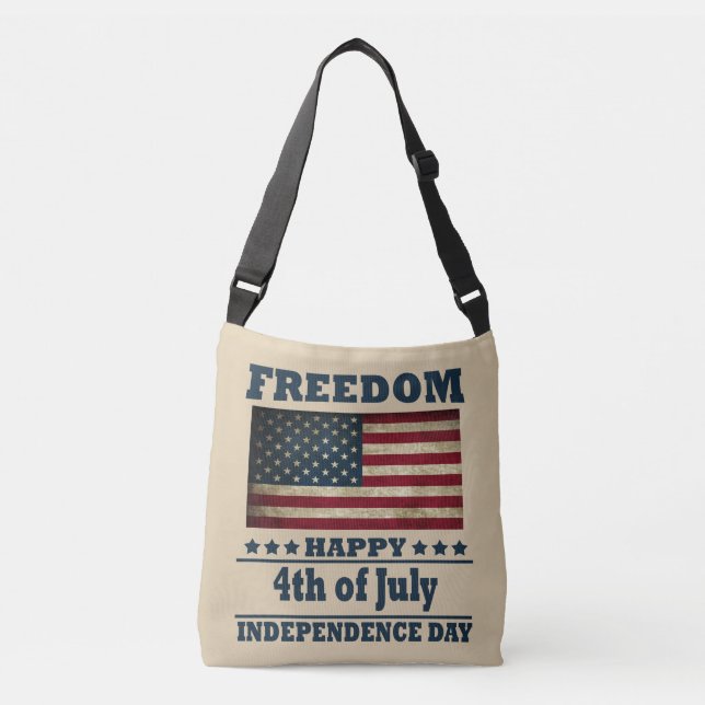 Sac Ajustable Joyeuse fête 4 juillet l'indépendance (Devant)