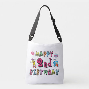 Sac Ajustable Joyeux 2e anniversaire. 2 ans avant jour.