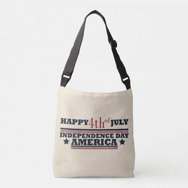 Sac Ajustable Joyeux 4 juillet fête de l'indépendance Amérique (Devant)