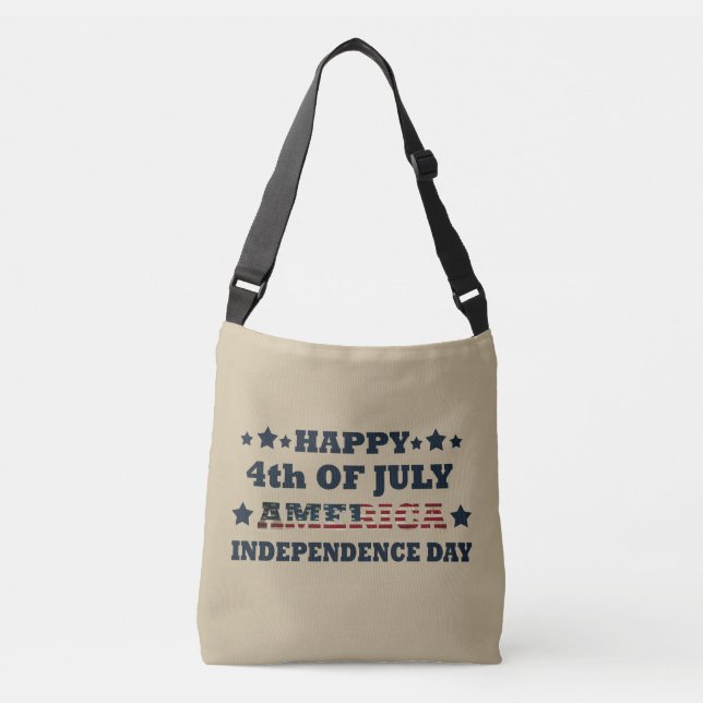 Sac Ajustable Joyeux 4 juillet fête de l'indépendance Amérique (Devant)
