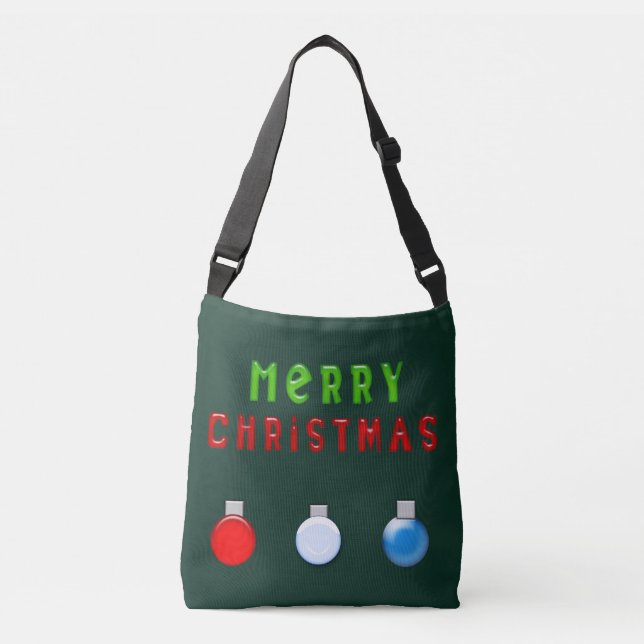 Sac Ajustable joyeux décor de Noël (Devant)