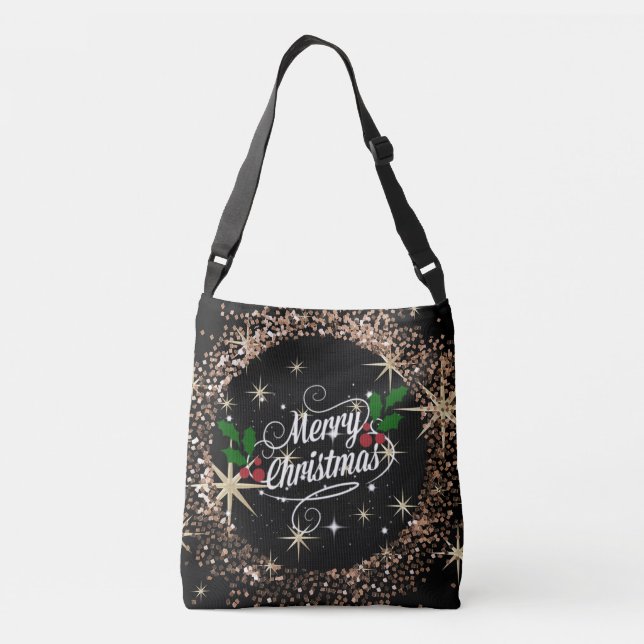 Sac Ajustable Joyeux Noël, pétillant et scintillant (Dos)