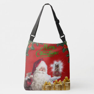 Sac Ajustable Joyeux Noël Santa Claus Snow Globe