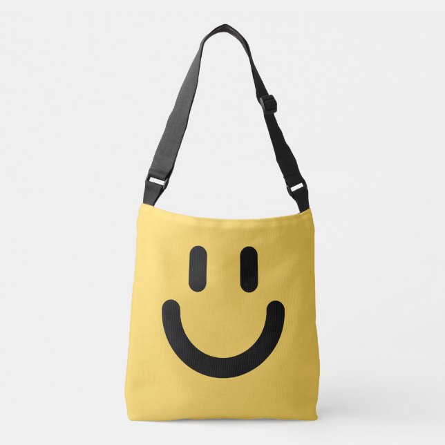 Sac Ajustable Joyeux visage triste Fourre-tout (Devant)