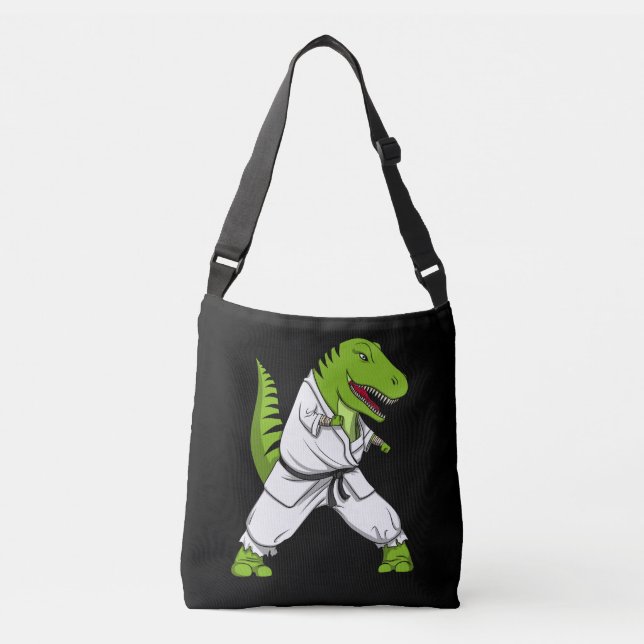 Sac Ajustable Karaté d'arts martiaux de Ninja de dinosaure de (Devant)