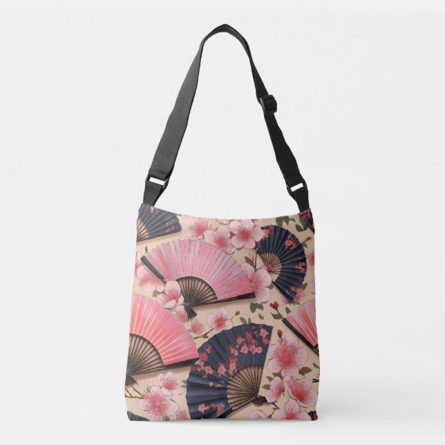 Sac Ajustable Kimono motif inspiré tissu japonais (Devant)