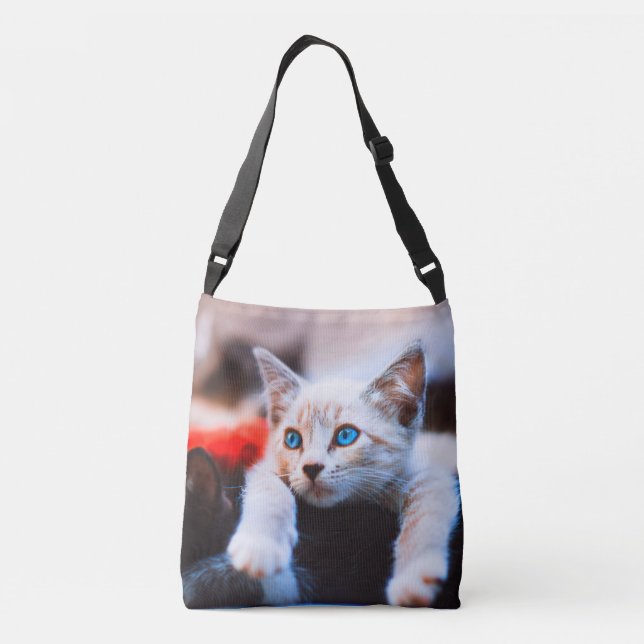 Sac Ajustable Kitten Blue Oyed adorable chat mignon (Dos)