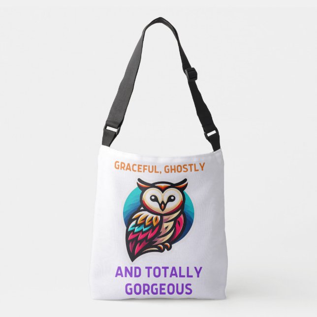 Sac Ajustable La beauté silencieuse de Bran Owl Nature (Devant)