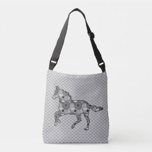 Sac Ajustable La Silhouette Du Cheval De Course, Les Imprimantes