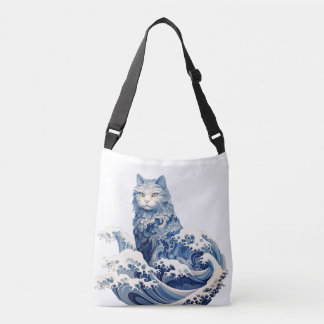Sac Ajustable La Vague De Chat Au Large De Kanagawa