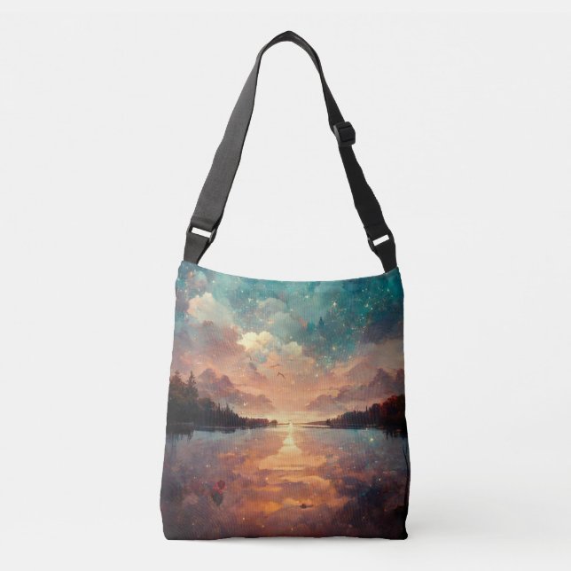 Sac Ajustable Lac Dreamlike et Sunset | Landscape (Devant)