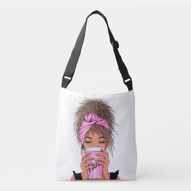 Sac Ajustable Lady Boss Life, Boss Babe Woman Bodysuit Fourre-to (Devant)
