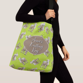 Sac Ajustable Lambs Pattern Personalized Knitting