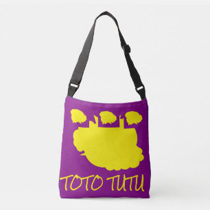 Sac Ajustable L'amour rend les poètes grand jaune splash violet