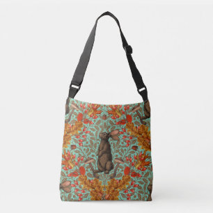 Sac Ajustable Lapin d'automne sur vert clair