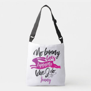 Sac Ajustable Lapin Rose Inspirant Course et Écriture Moderne