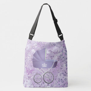 Sac Ajustable Lavender Baby Carriage Bokeh Bling