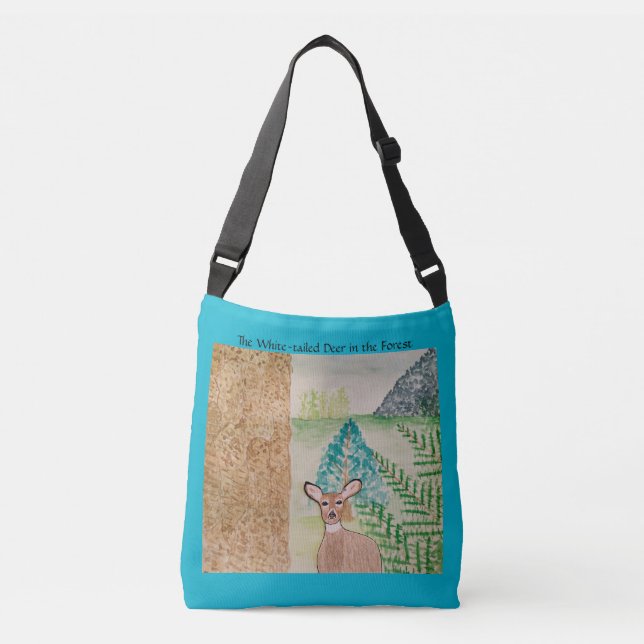 Sac Ajustable Le cerf de Virginie dans la forêt (Devant)