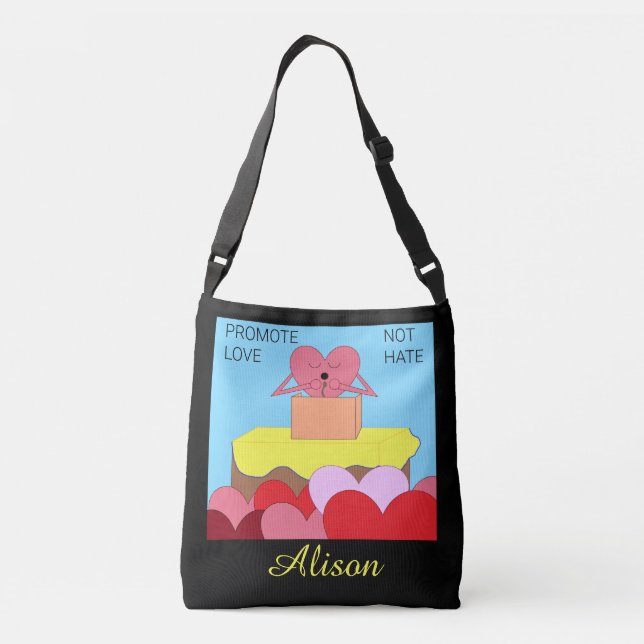 Sac Ajustable Le cœur parle d'amour : (Dos)