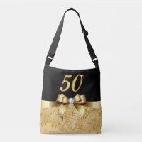 Le noir et les cinquantième cadeaux d'anniversaire