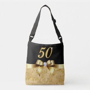 Sac Ajustable Le noir et les cinquantième cadeaux d'anniversaire